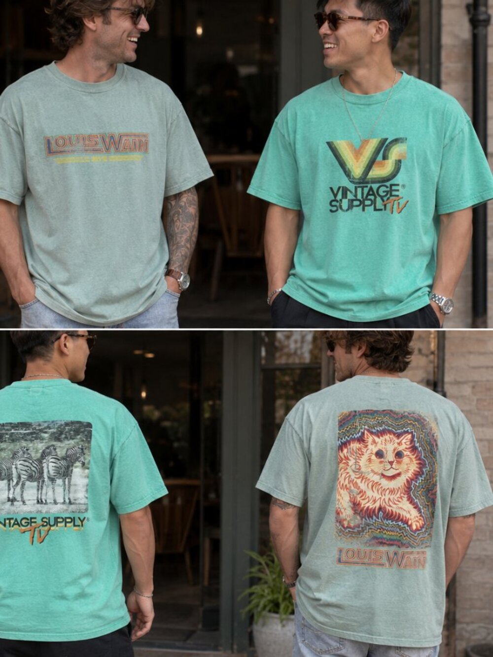 2 FOR 1! Vintage Supply Oversized T-shirts